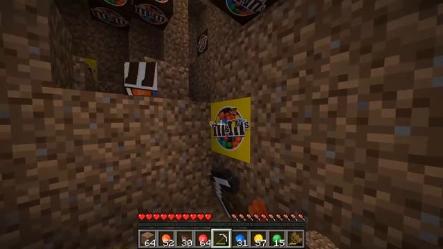 Я СДЕЛАЛ МОД НА M&M's в Майнкрафт! Собери больше всех конфет, чтобы выиграть! смотреть онлайн
