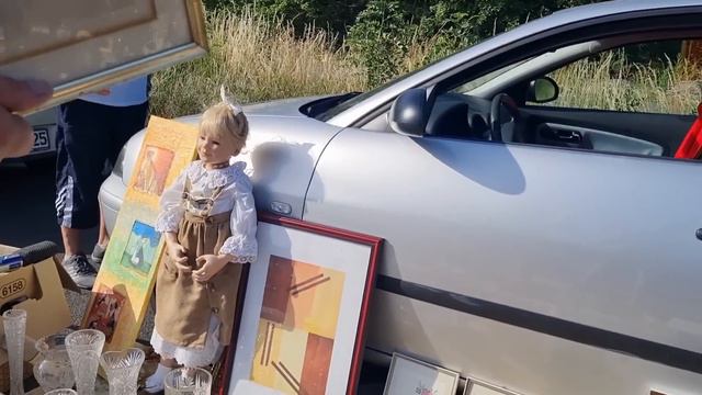 Блошинный рынок Жара Искала и нашла винтажные украшения Германия Немецкий фарфор Барахолка купить смотреть онлайн