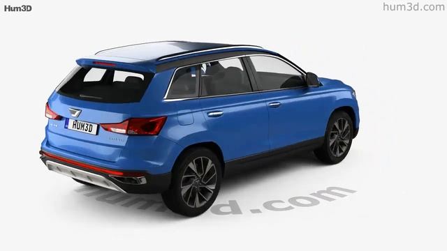 Jetta VS7 2019 3D model by Hum3D.com смотреть онлайн