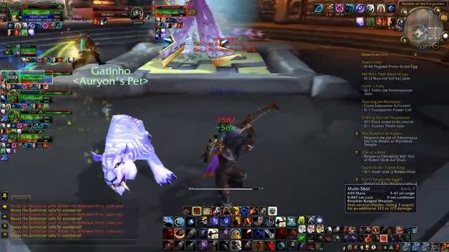 WoW Wrath of the Lich King Dungeon Drak'Tharon Keep (Hunter) смотреть онлайн