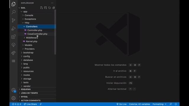 Ejecutar comandos Laravel Sail смотреть онлайн