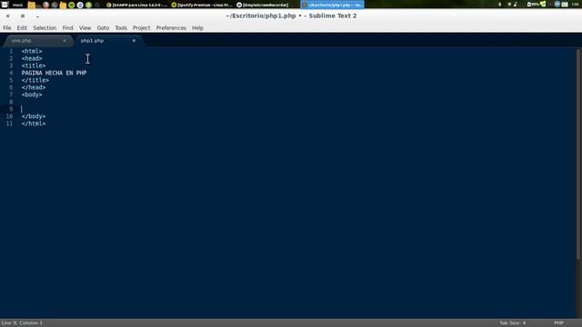 Usar Xamp con PHP y Sublimetext 2 смотреть онлайн