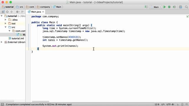 61.Java Tutorial - #61 - java.sql.Timestamp смотреть онлайн
