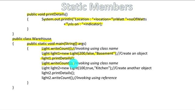 static members in java in hindi смотреть онлайн