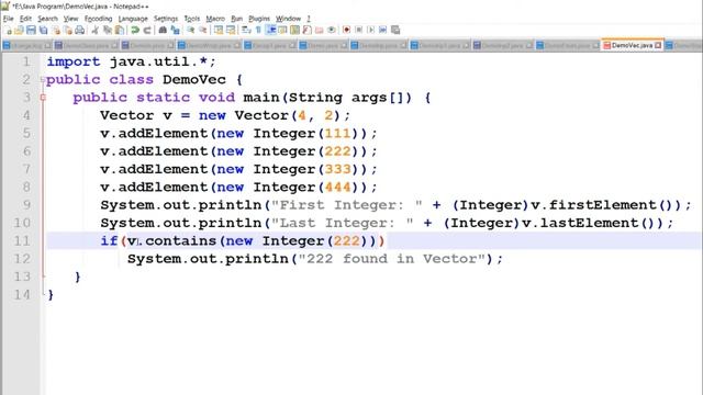 Java Programming Language #11: Data Structures (Enumeration, Vector and Stack) смотреть онлайн