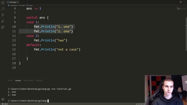 Golang Tutorial #11 - Switch Statement смотреть онлайн