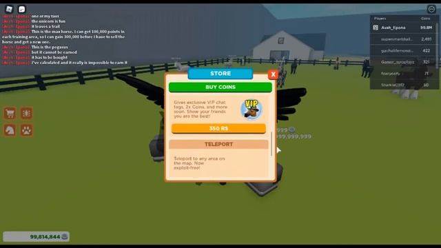 Roblox Horse Riding Simulator 100M coins! смотреть онлайн