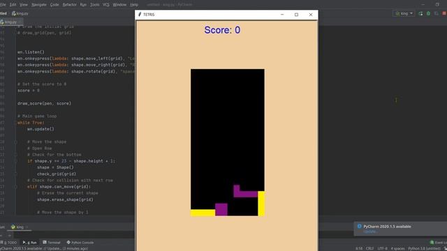 BEST TETRIS GAME IN PYTHON || GO WILD смотреть онлайн