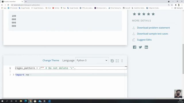 Re.split() || HackerRank Python Solution смотреть онлайн