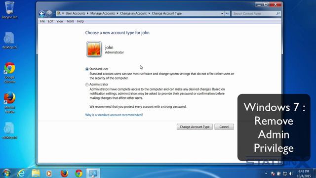 080 Windows 7 - Как не использовать учетную запись администратора смотреть онлайн