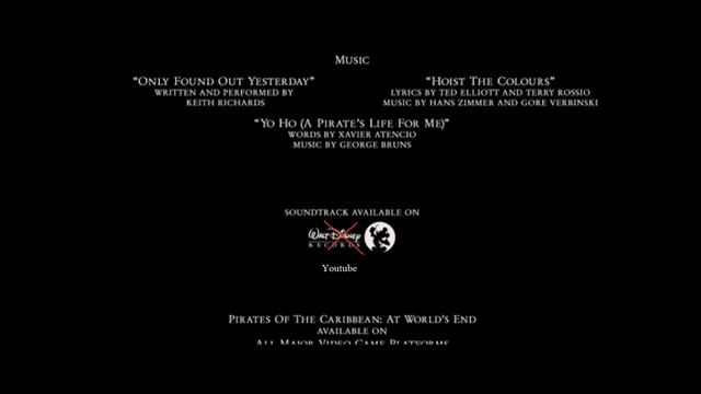 Pirates of the Caribbean 2 Credit Theme (End Titles) смотреть онлайн