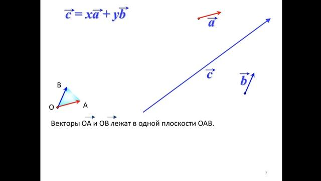Компланарные вектора смотреть онлайн