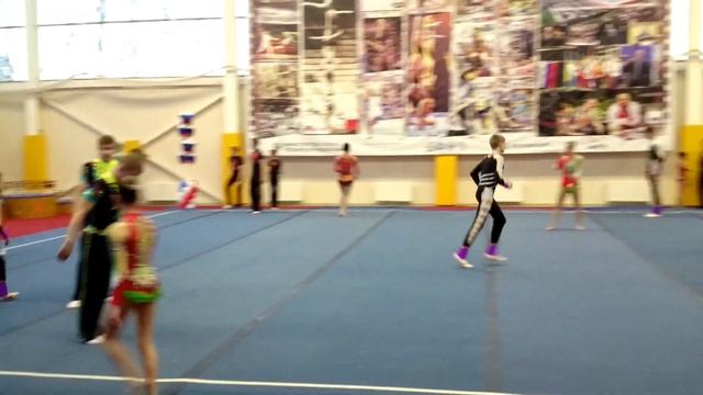 Акробатика. Разминка 25 потока на Первенстве России по спортивной акробатике, Покровское, 23.04.201 смотреть онлайн