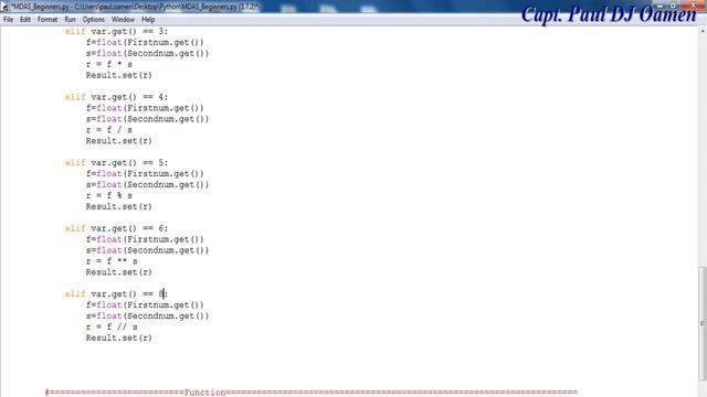 How to Create a Simple Calculator With Basic Mathematical Operators in Python -Part 2 of 2 смотреть онлайн