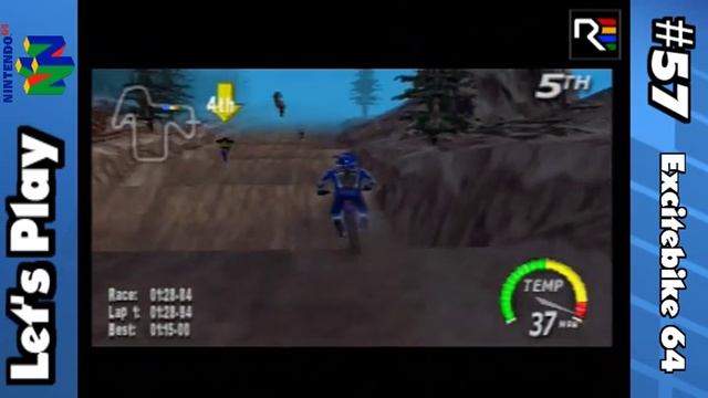 Lets Play N64 #57 - Excitebike 64
