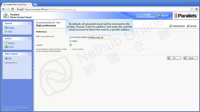 Creating a catchall email account (Plesk 8.6 for Linux) смотреть онлайн