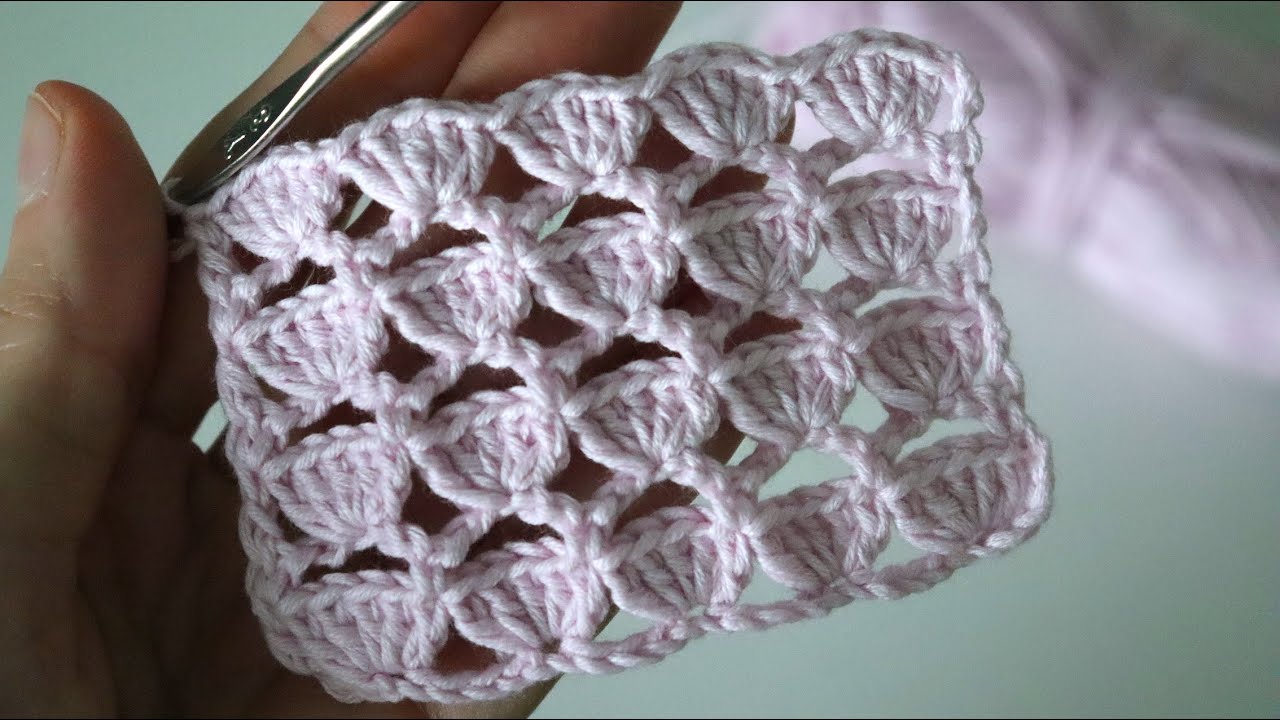 ПРОСТОЙ узор крючком для начинающих смотреть онлайн