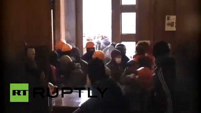 Штурм ОГА в Харькове 01 03 2014 смотреть онлайн