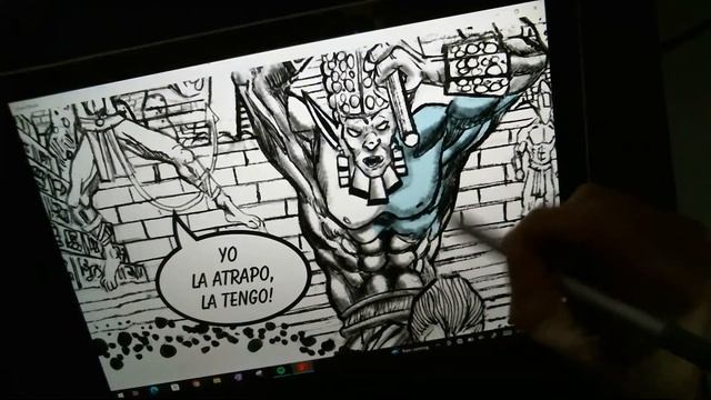 how to make a graphic novel Live - drawing some pages смотреть онлайн