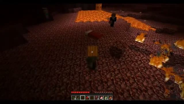 Троллинг кроватями в аду Minecraft ^_^ смотреть онлайн