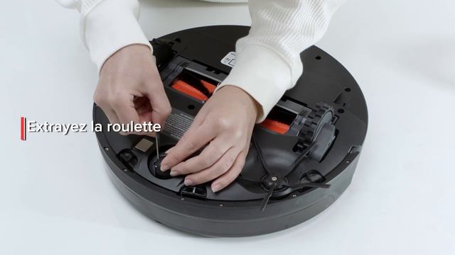 Roborock E5 : Maintenance et entretien roue et roulette omnidirectionnelle смотреть онлайн