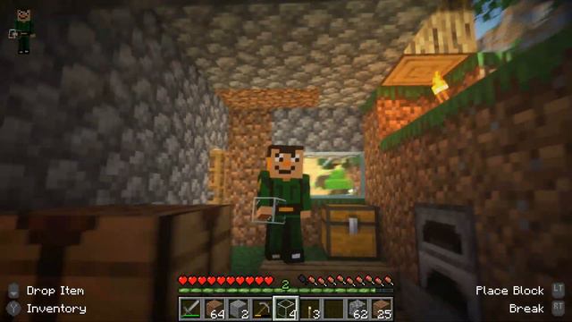 Minecraft Adventures Hurbert the Noob Day 1---Finding Ore (No Commontary Relaxing) смотреть онлайн