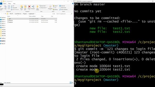 Git Commands|Git Commit|Creating Repository смотреть онлайн