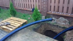 ГНБ бурение под газовый футляр ПНД 110