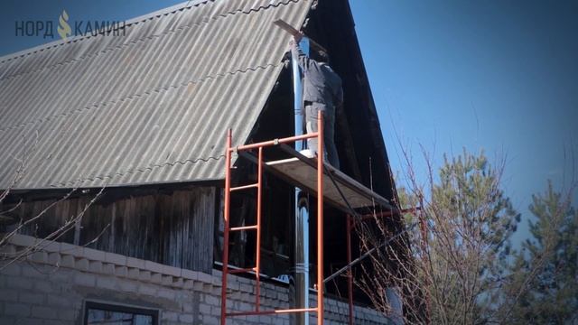 Монтаж печи и дымохода на даче | Сербская печь-камин Ferguss Zeus для дома или дачи [NordKamin] смотреть онлайн
