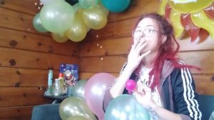 B2P Smoke Filled Balloon Popping Blow To Pop Nail Pops Looner Girl Cigarette Popping Balloons