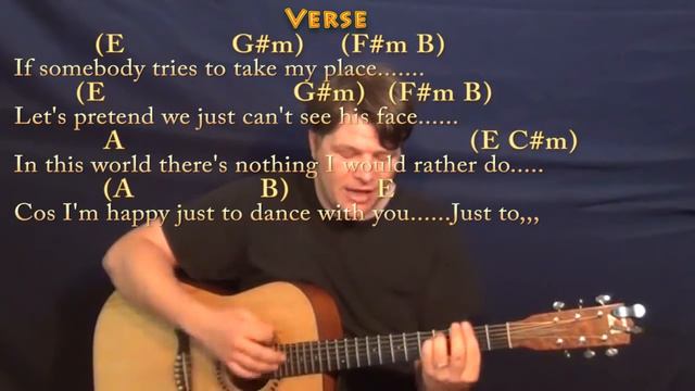 Happy Just To Dance With You (The Beatles) Guitar Cover Lesson in E Major смотреть онлайн