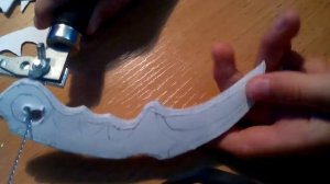 Как сделать керамбит из бумаги!