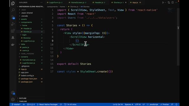 پروژه اپلیکیشن اینستاگرام با ری اکت نیتیو (فصل نهم دوره ReactNative) смотреть онлайн