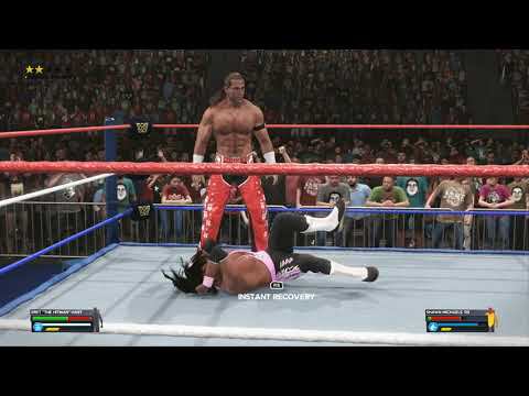 WWE2K23 Bret Hart vs Shawn Michaels