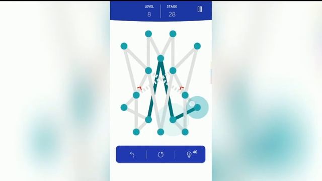 1 LINE ONE STROKE LEVEL 8 STAGE 1 to 50 (A Brain-training puzzle game) смотреть онлайн