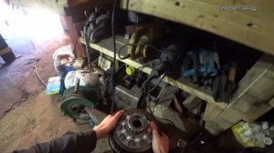 Как построить КАРАКАТ в своём ГАРАЖЕ! Установка САМОБЛОКОВ И ГЛАВНЫХ ПАР ГАЗЕЛЬ В МОСТ ВОЛГА. #1