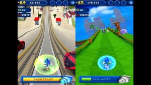 Sonic Dash SONIC VS TEEN SONIC Android iPad iOS Gameplay HD