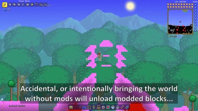 An issue in tModLoader, that may ruin your Terraria world's placed walls... смотреть онлайн