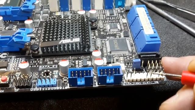 Ремонт Asus Rampage 2. Пост-код D5. смотреть онлайн