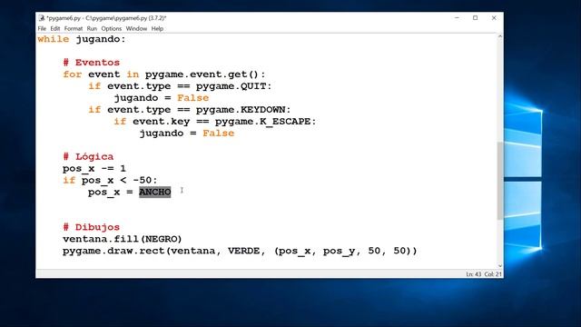 Python - Nivel 29 - Reto 8 - Más movimiento de figuras смотреть онлайн