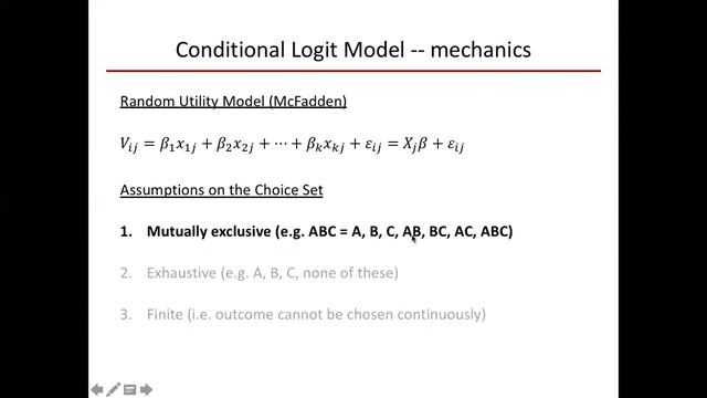 Discrete Choice: 5A. Conditional Logit Model смотреть онлайн