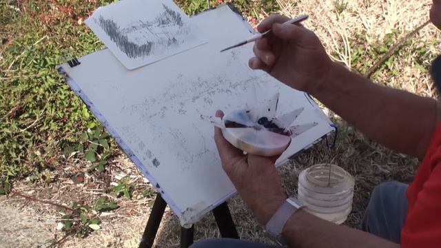 Watercolour painting techniques and plein air tutorial with Malcolm Carver I Colour In Your Life смотреть онлайн