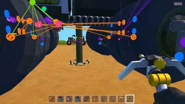 Как установить усилители тяги. Scrap Mechanic смотреть онлайн