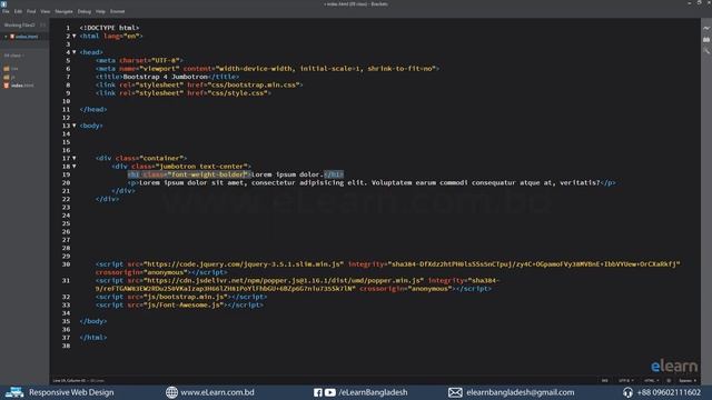 09 class Bootstrap 4 Jumbotron смотреть онлайн