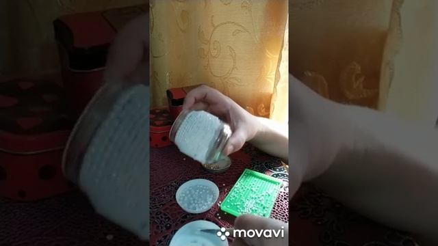 Что сделать с остатками алмазной вышивки. смотреть онлайн