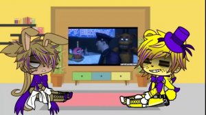 Fnaf-fredber and glitchtrap react to We want out