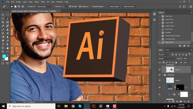 3d icon manipulation on photoshop смотреть онлайн