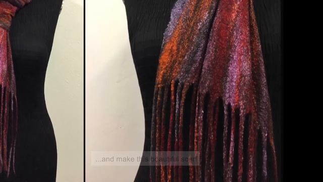 Creating wiscose blends with a drum carder. смотреть онлайн