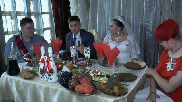 Свадьба моих детей Анастасии и Вадима (Ресторан -встреча с хлебом и благословение от жениха мамы) смотреть онлайн
