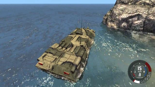 Amphibious Armored Vehicle - BTR-80 - BeamNG.drive